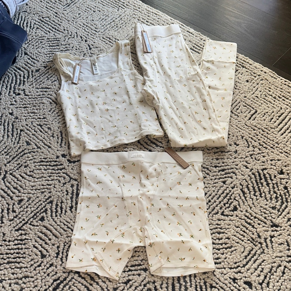 SKIMS Pajama Set with Tank and Shorts